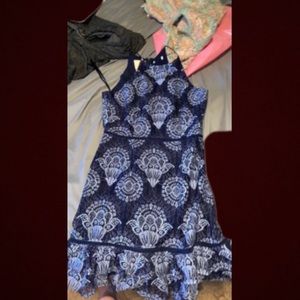 Large dark blue dress from the Rosetree boutique